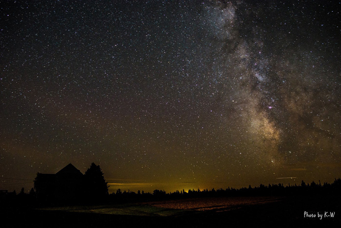 ヘレンさん宅から見える星空